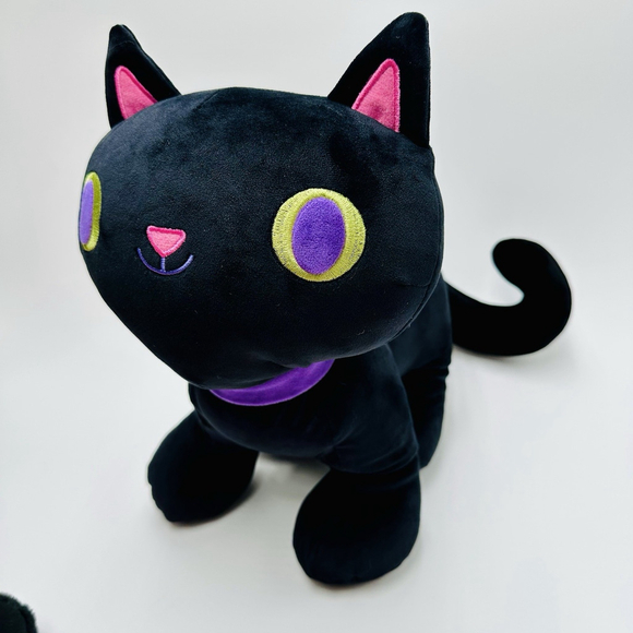 Pop! Black Cat Velvet Plush Stuffed Animal 12” Kitty Kitten Halloween - Picture 2 of 8